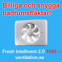 Annons för badrumsfläkt